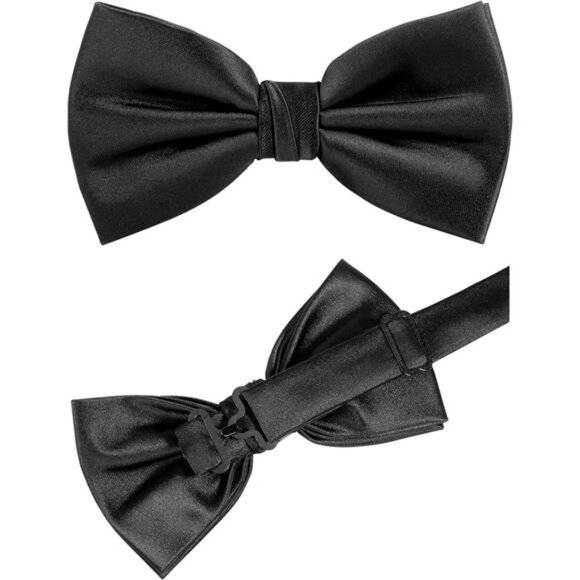TIE G Solid Color Men's Suspender + Woven Bow Tie Set for Wedding : Vivid Color - Picture 4 of 7